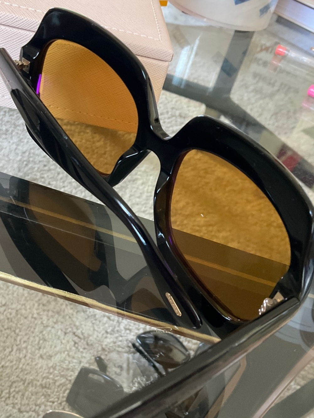 Tom Ford Black Sunglasses with Brown Lenses - Picture 5 of 8